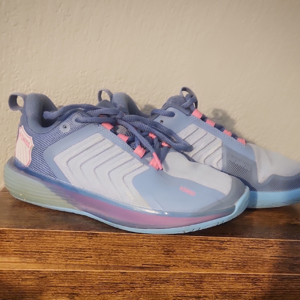 KSwiss Blue and Pink Athletic Shoes